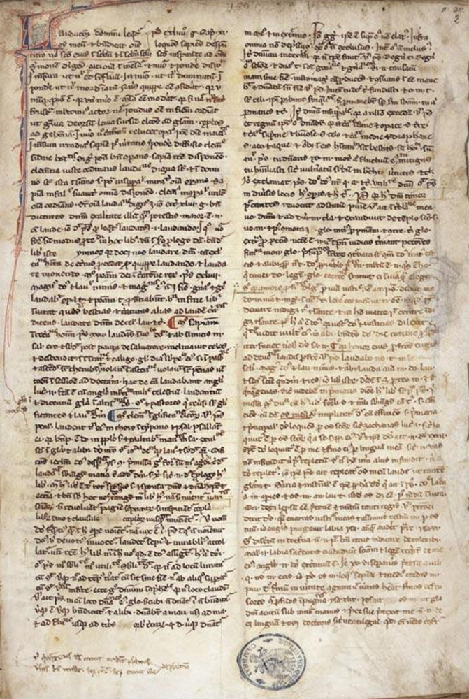 Sample page - Bibliothèque Municipale de Cambrai MS 370