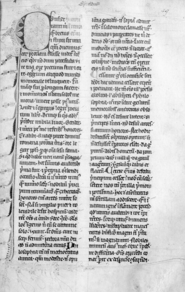 Sample page - Bibliothèque Nationale de France lat. 04126