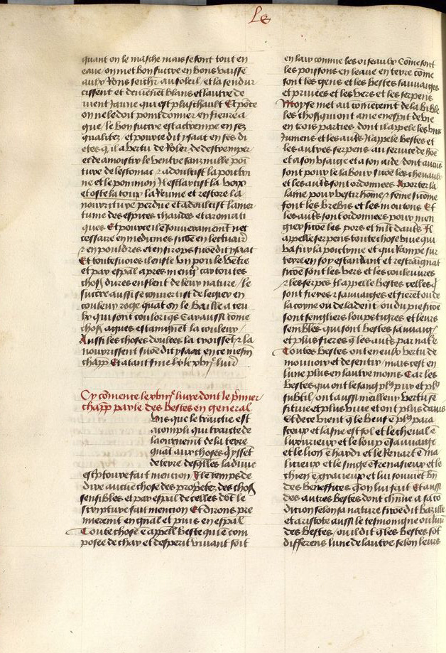 Sample page - Bibliothèque francophone multimédia de Limoges Ms. 15