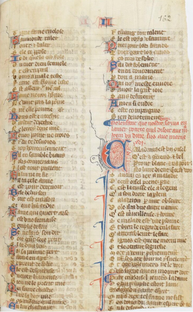 Sample page - Bibliothèque Nationale de France fr. 12483