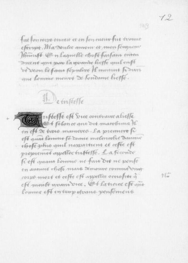 Sample page - Bibliothèque Nationale de France fr. 24785