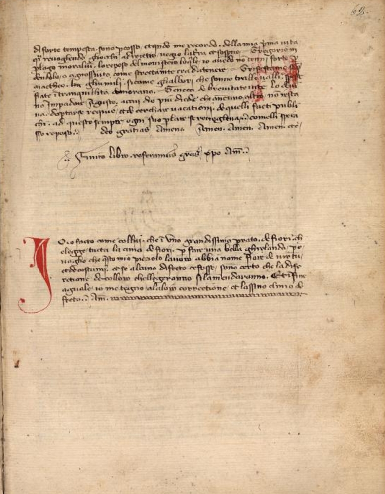 Sample page - Biblioteca Comunale degli Intronati I.IV.1