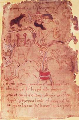 Sample page - British Library Cotton MS Vitellius A XV